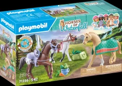 Les Animaux|PLAYMOBIL 3 chevaux Morgan, Quarter Horse & Shagya