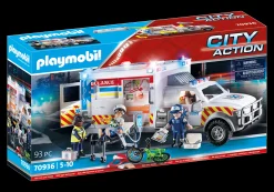Héros Du Quotidien|Action & Aventure|PLAYMOBIL Ambulance avec secouristes et blessé