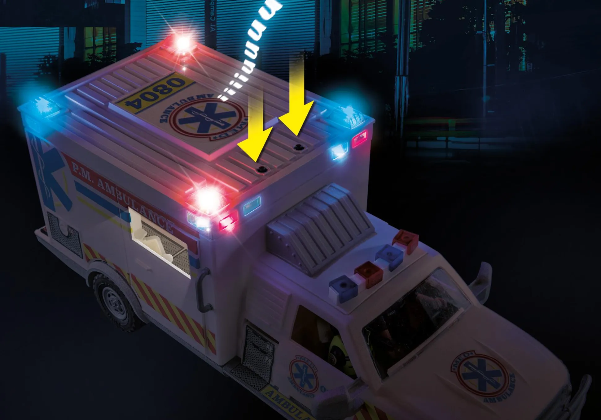Héros Du Quotidien|Action & Aventure|PLAYMOBIL Ambulance avec secouristes et blessé
