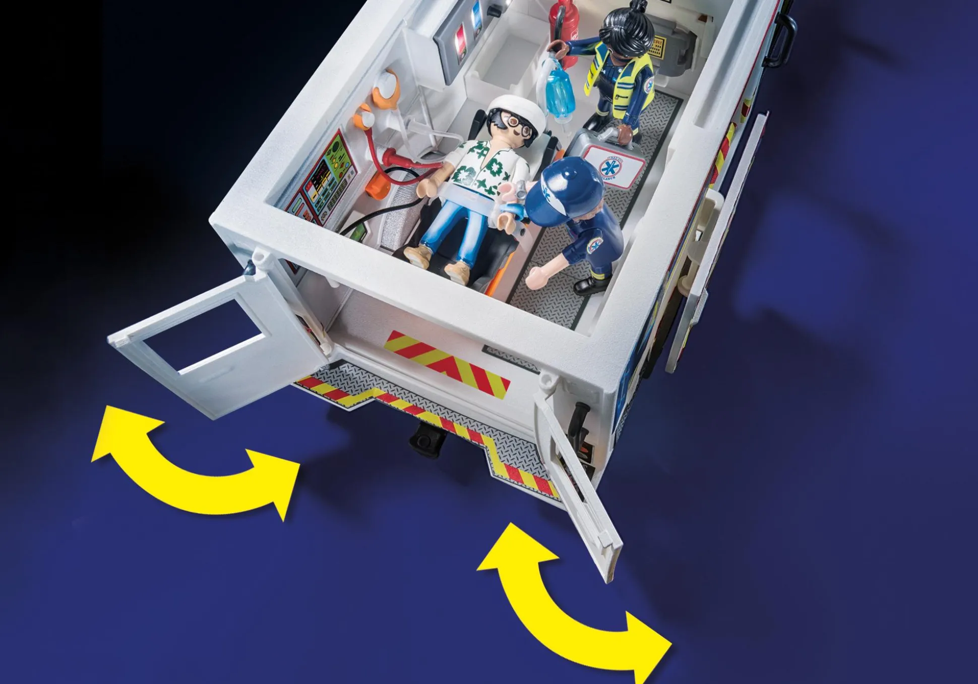 Héros Du Quotidien|Action & Aventure|PLAYMOBIL Ambulance avec secouristes et blessé