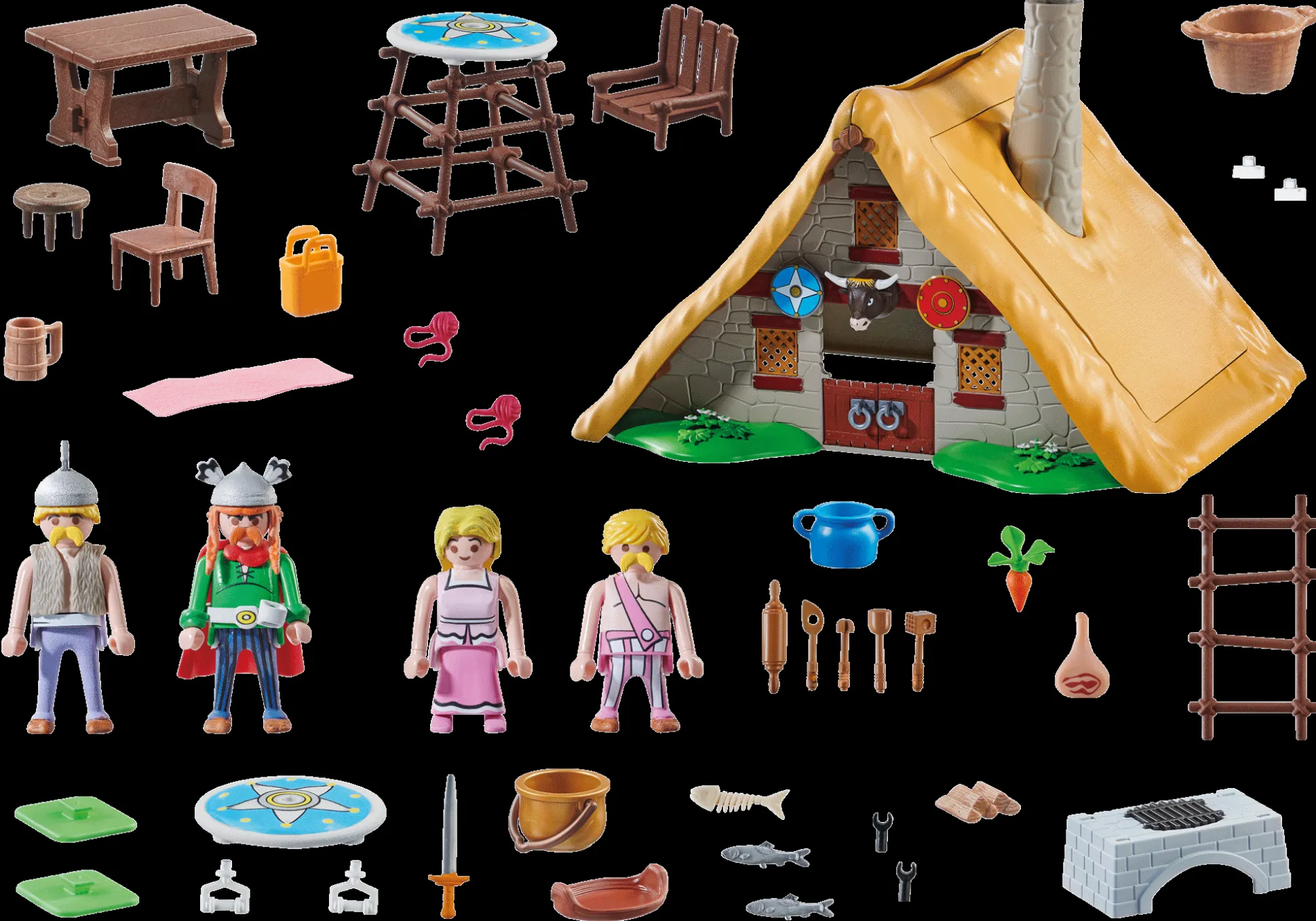 Films Et Séries|Asterix|PLAYMOBIL Astérix : La hutte d'Abraracourcix