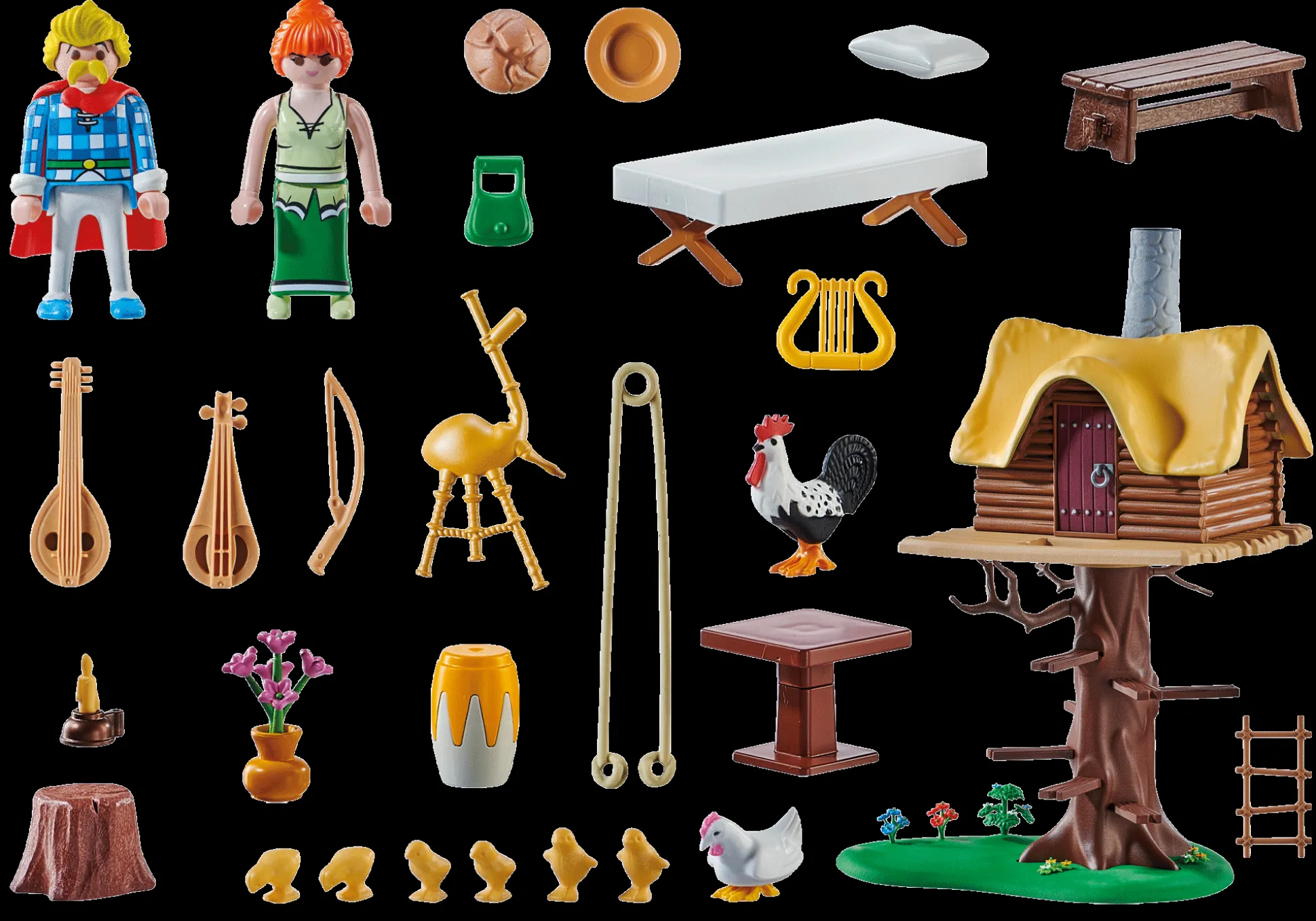 Films Et Séries|Asterix|PLAYMOBIL Astérix : La hutte d'Assurancetourix