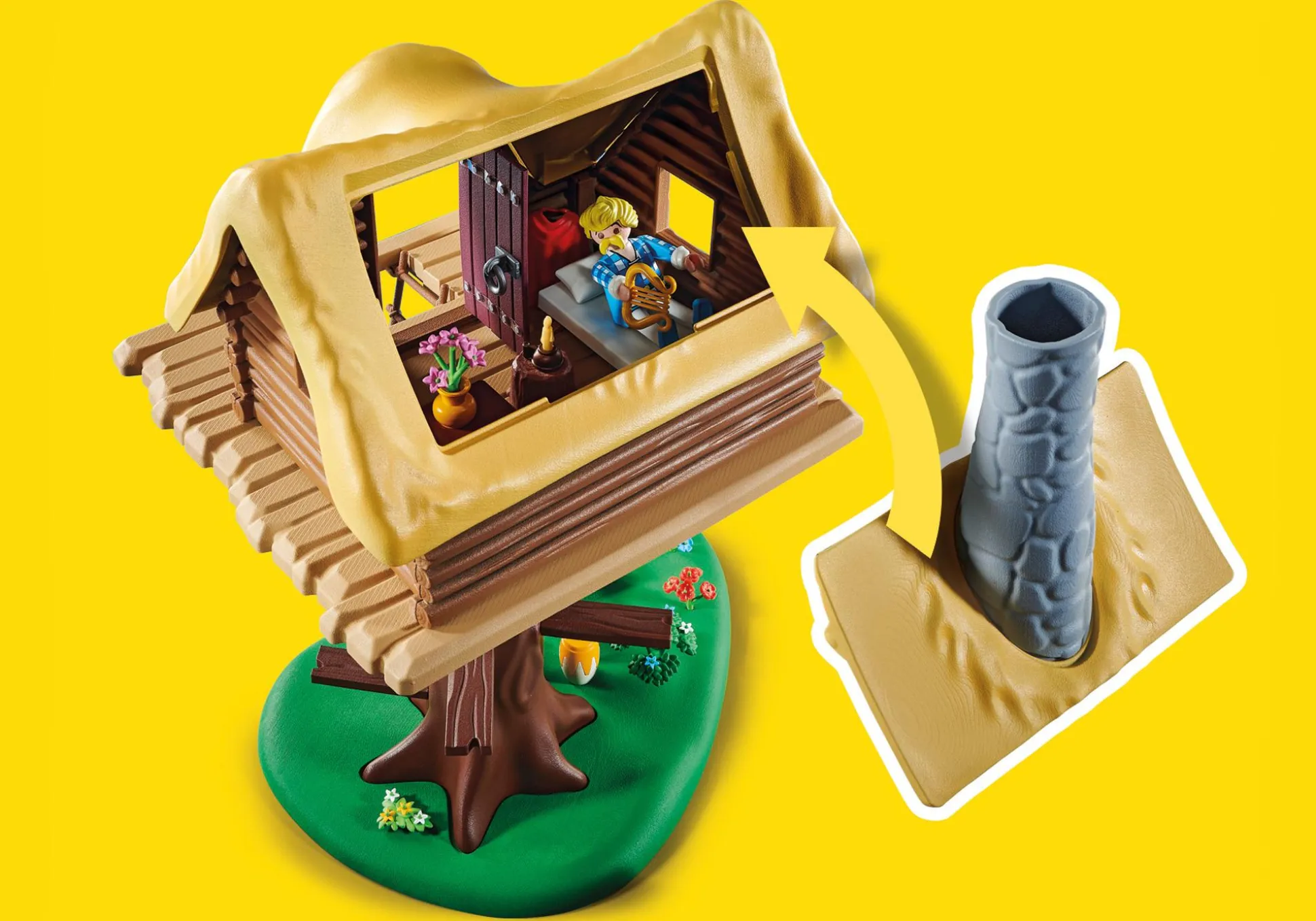 Films Et Séries|Asterix|PLAYMOBIL Astérix : La hutte d'Assurancetourix