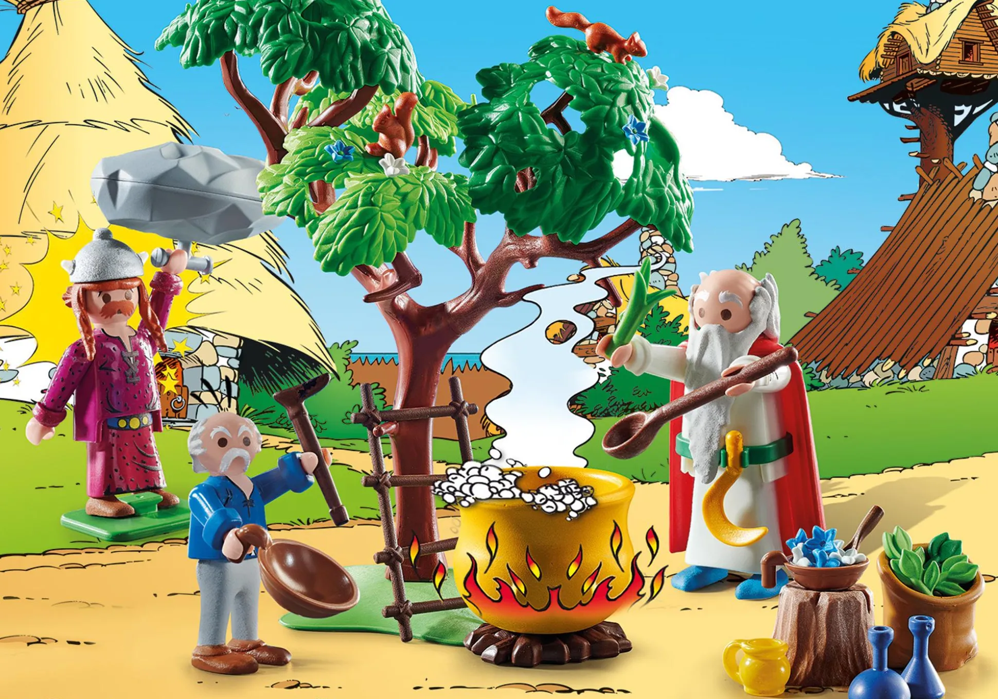 Films Et Séries|Asterix|PLAYMOBIL Astérix : Panoramix et chaudron de Potion Magique