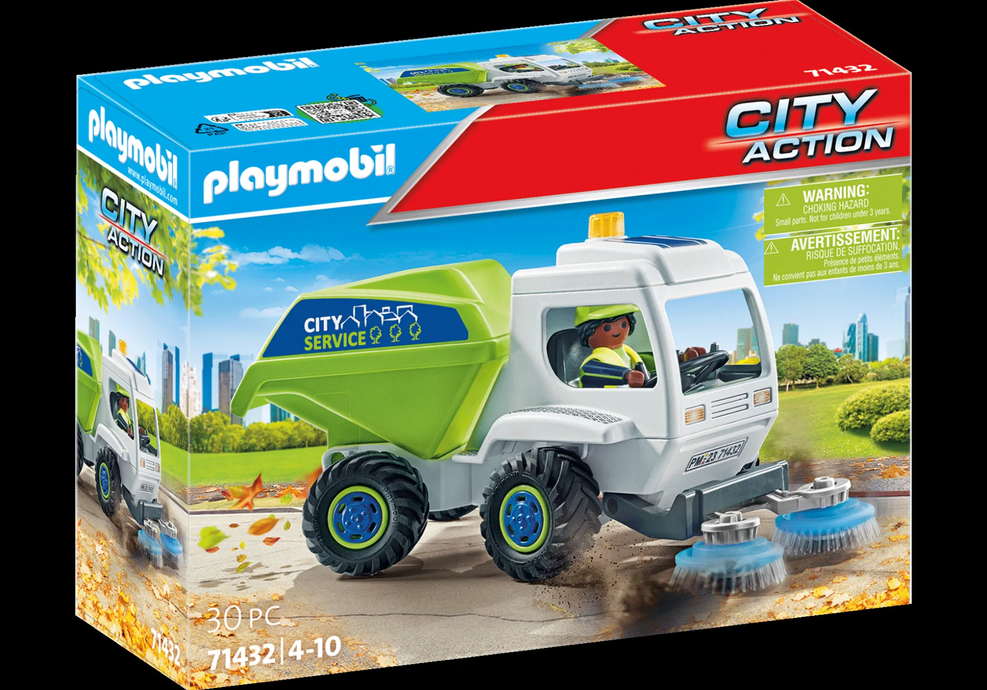 Héros Du Quotidien|Action & Aventure|PLAYMOBIL Balayeuse de voirie