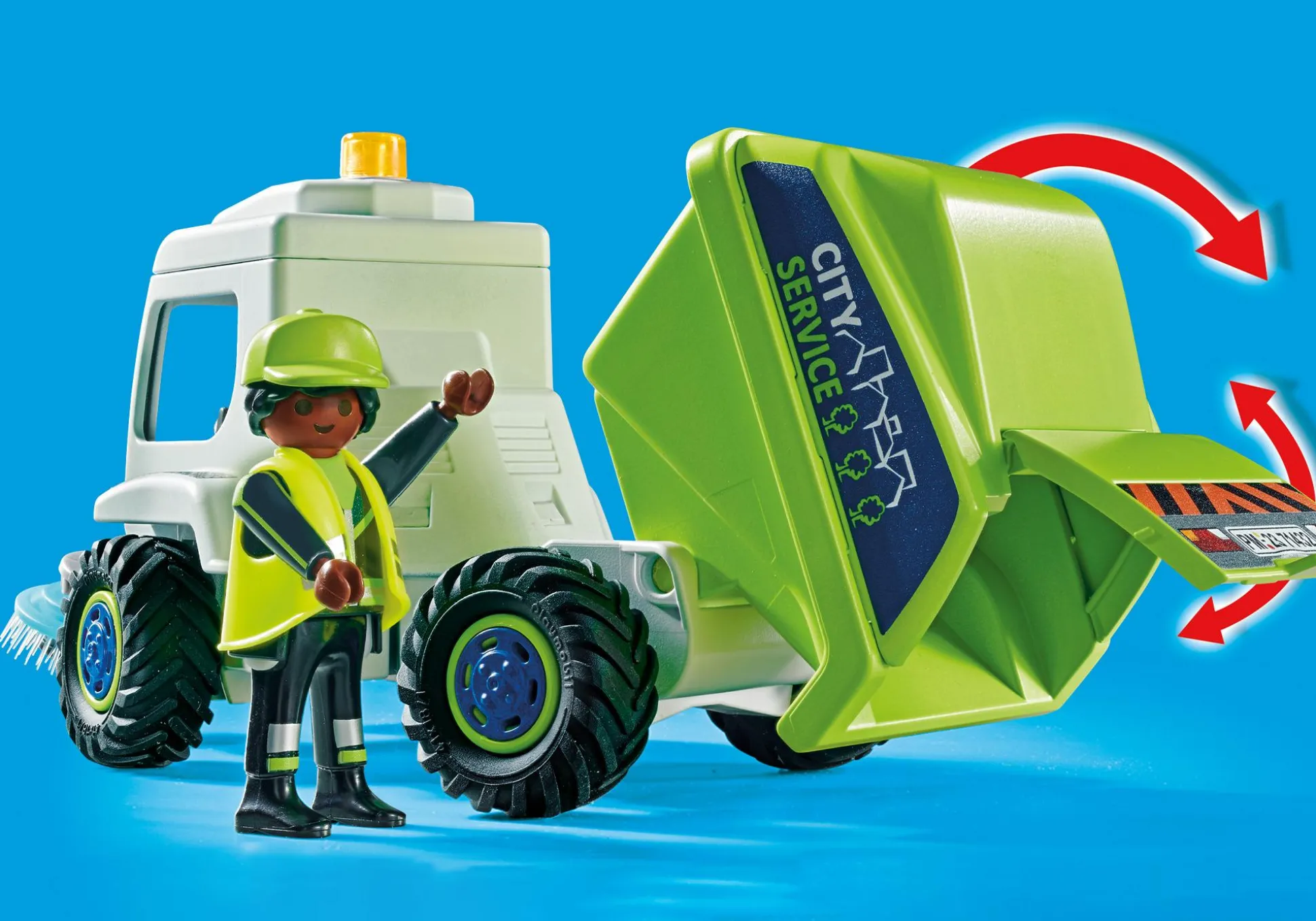 Héros Du Quotidien|Action & Aventure|PLAYMOBIL Balayeuse de voirie