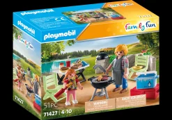 La Vie Quotidienne|My Life|PLAYMOBIL Barbecue avec papa et enfant
