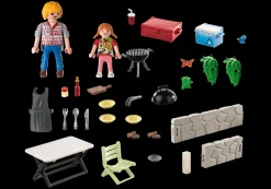 La Vie Quotidienne|My Life|PLAYMOBIL Barbecue avec papa et enfant