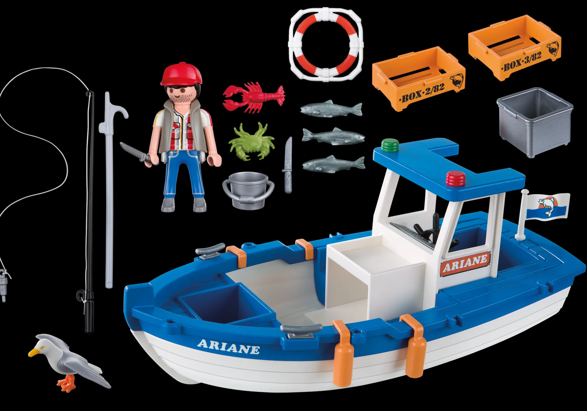 La Vie Quotidienne|My Life|PLAYMOBIL Bateau de pêche