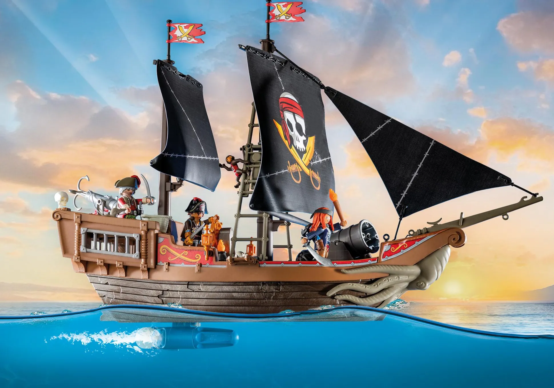 Action & Aventure|Imaginaire|PLAYMOBIL Bateau pirates