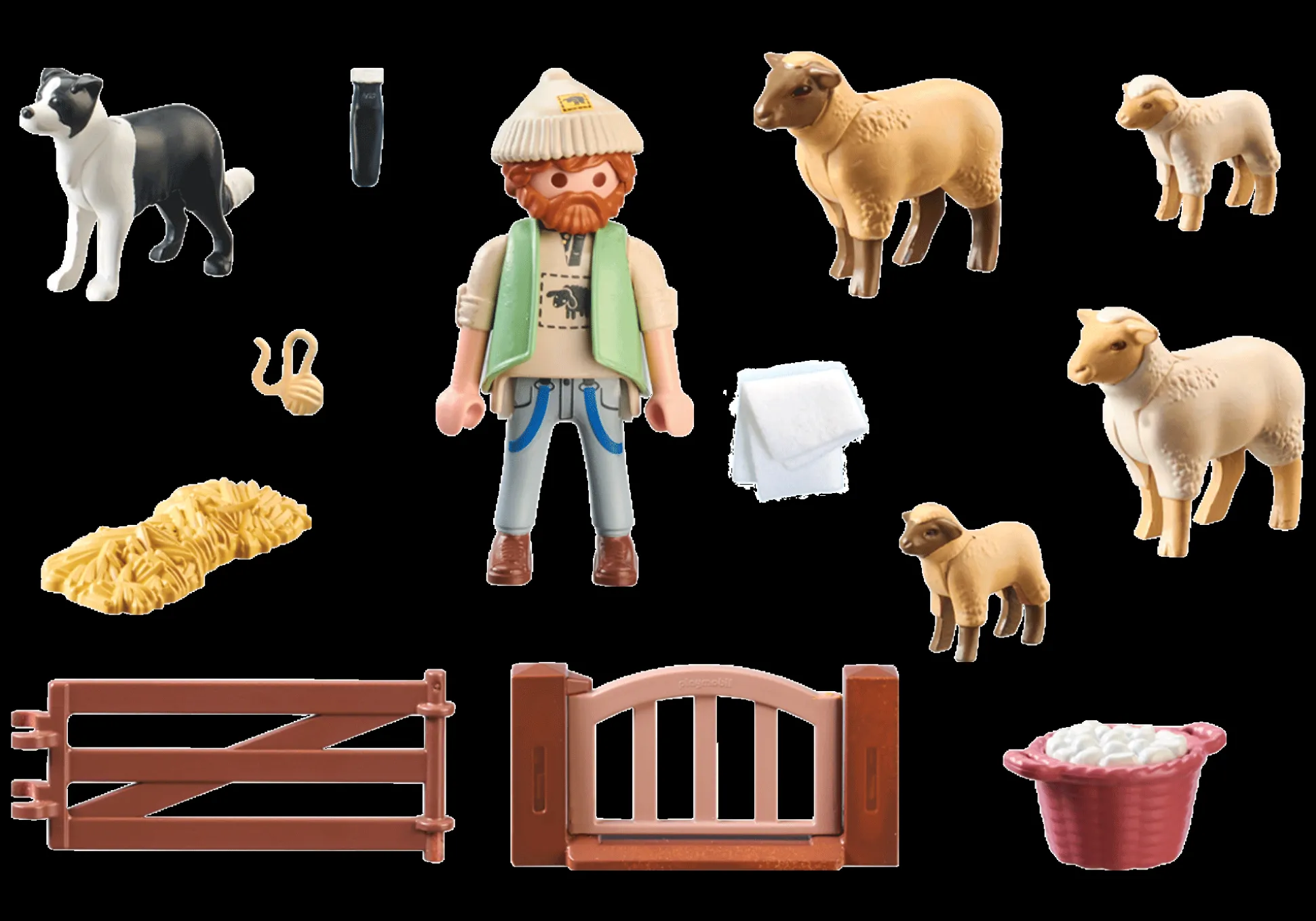 La Vie Quotidienne|Les Animaux|PLAYMOBIL Berger avec moutons