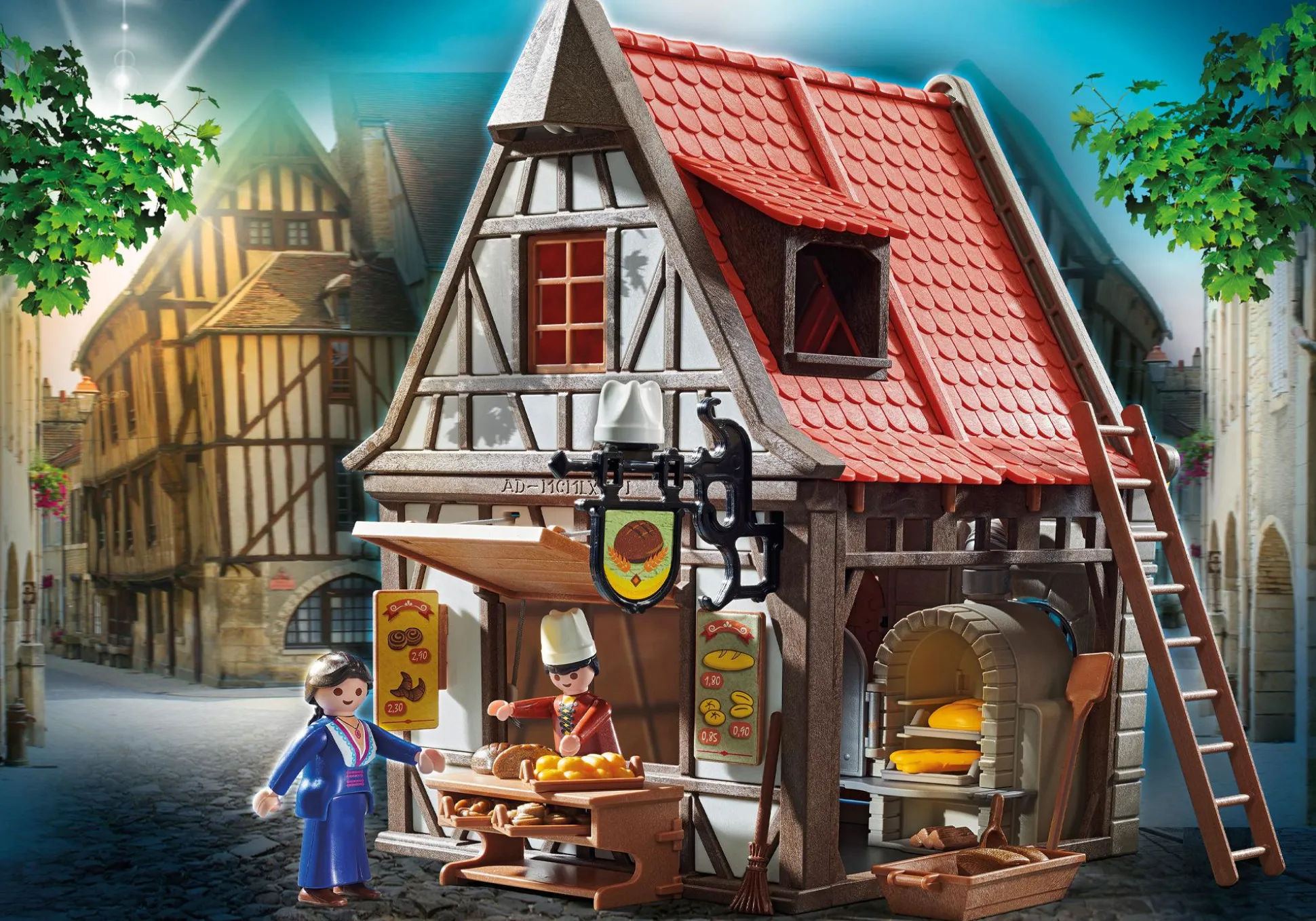 Histoire|PLAYMOBIL Boulangerie du Moyen-Age
