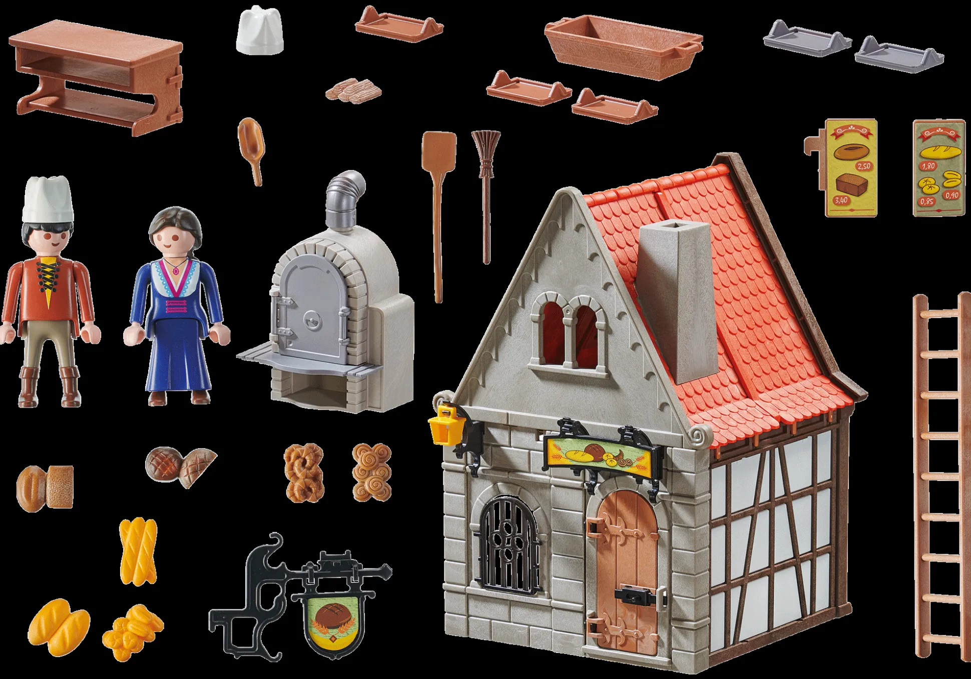 Histoire|PLAYMOBIL Boulangerie du Moyen-Age