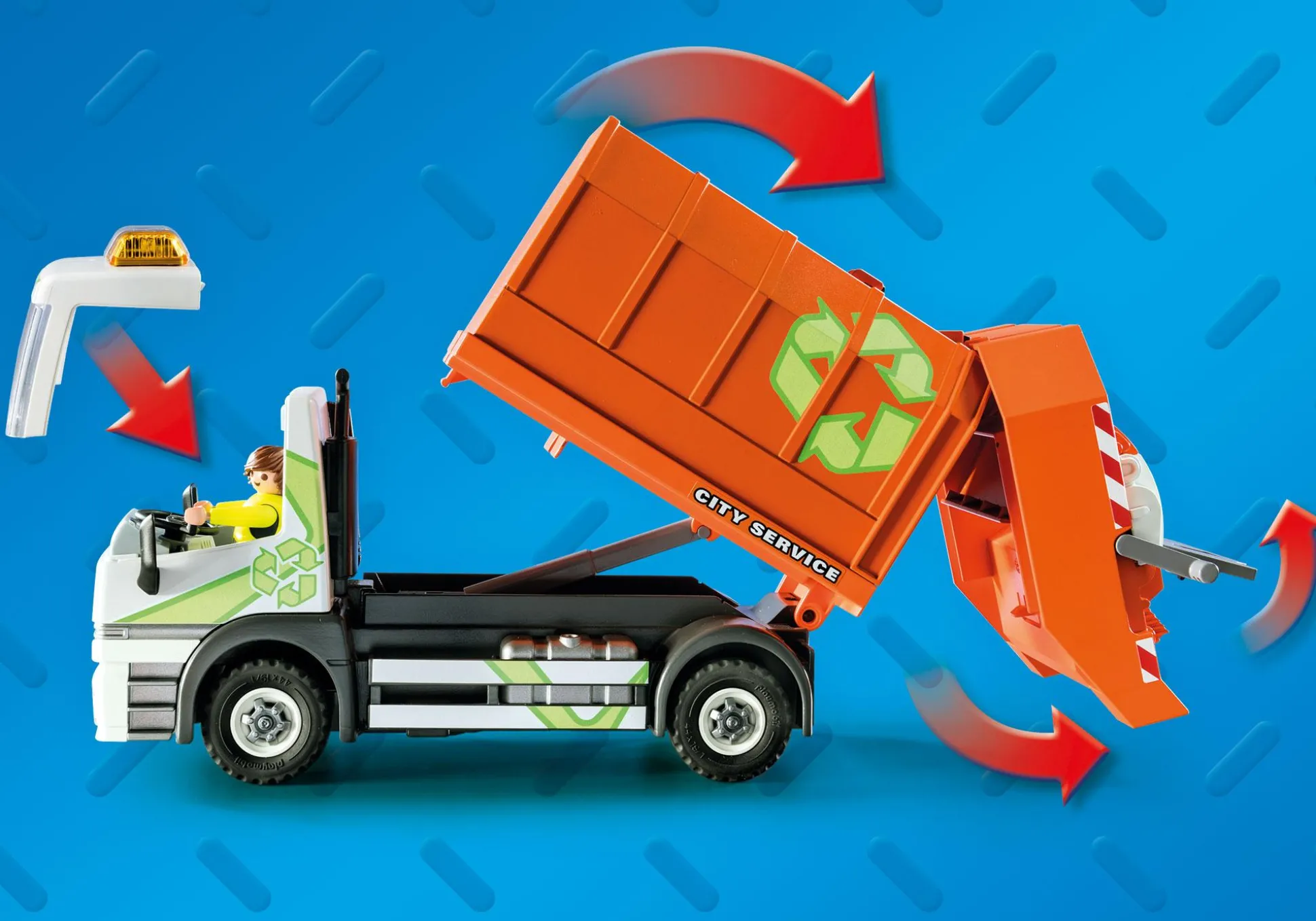 Héros Du Quotidien|My Life|PLAYMOBIL Camion de recyclage des ordures
