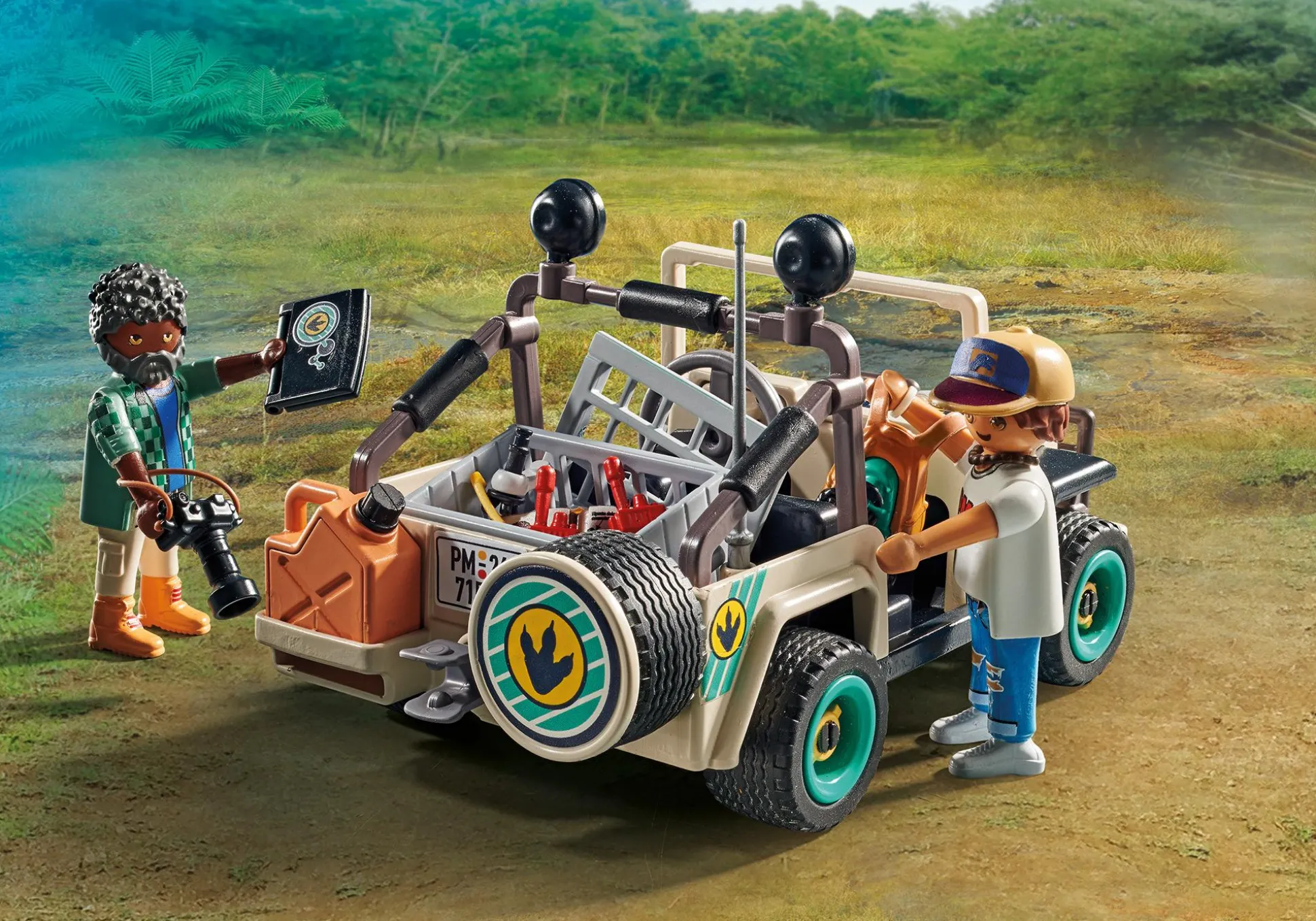 Imaginaire|Dinos & Dragons|PLAYMOBIL Campement des explorateurs avec dinosaures