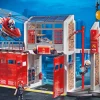 Héros Du Quotidien|Action & Aventure|PLAYMOBIL Caserne de pompiers avec hélicoptère
