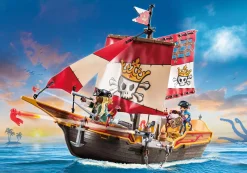 Action & Aventure|PLAYMOBIL Chaloupe avec 2 pirates et canons