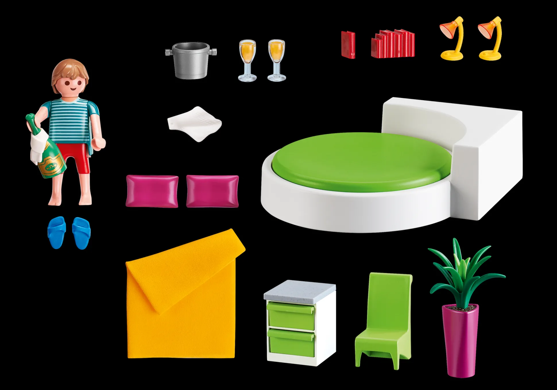 La Vie Quotidienne|My Life|PLAYMOBIL Chambre avec lit rond
