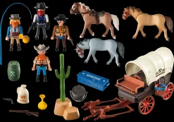 Histoire|Western|PLAYMOBIL Chariot avec cow-boys et bandits
