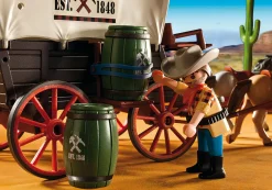 Histoire|Western|PLAYMOBIL Chariot avec cow-boys et bandits