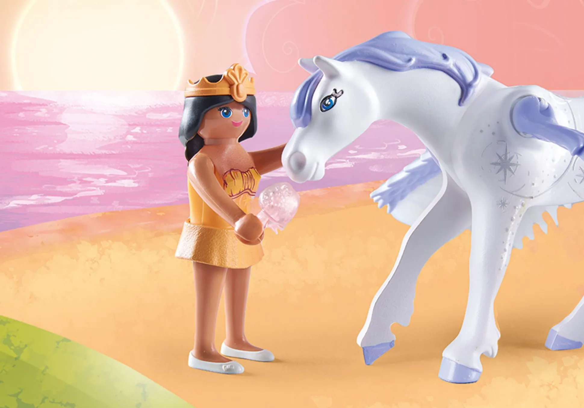 Les Princesses|Imaginaire|PLAYMOBIL Cheval ailé à décorer