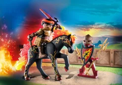Action & Aventure|Imaginaire|PLAYMOBIL Chevalier Burnham Raider avec cheval de feu