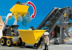 Héros Du Quotidien|Action & Aventure|PLAYMOBIL Convoyeur avec pelleteuse