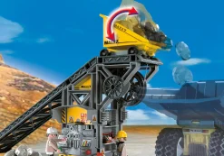 Héros Du Quotidien|Action & Aventure|PLAYMOBIL Convoyeur avec pelleteuse