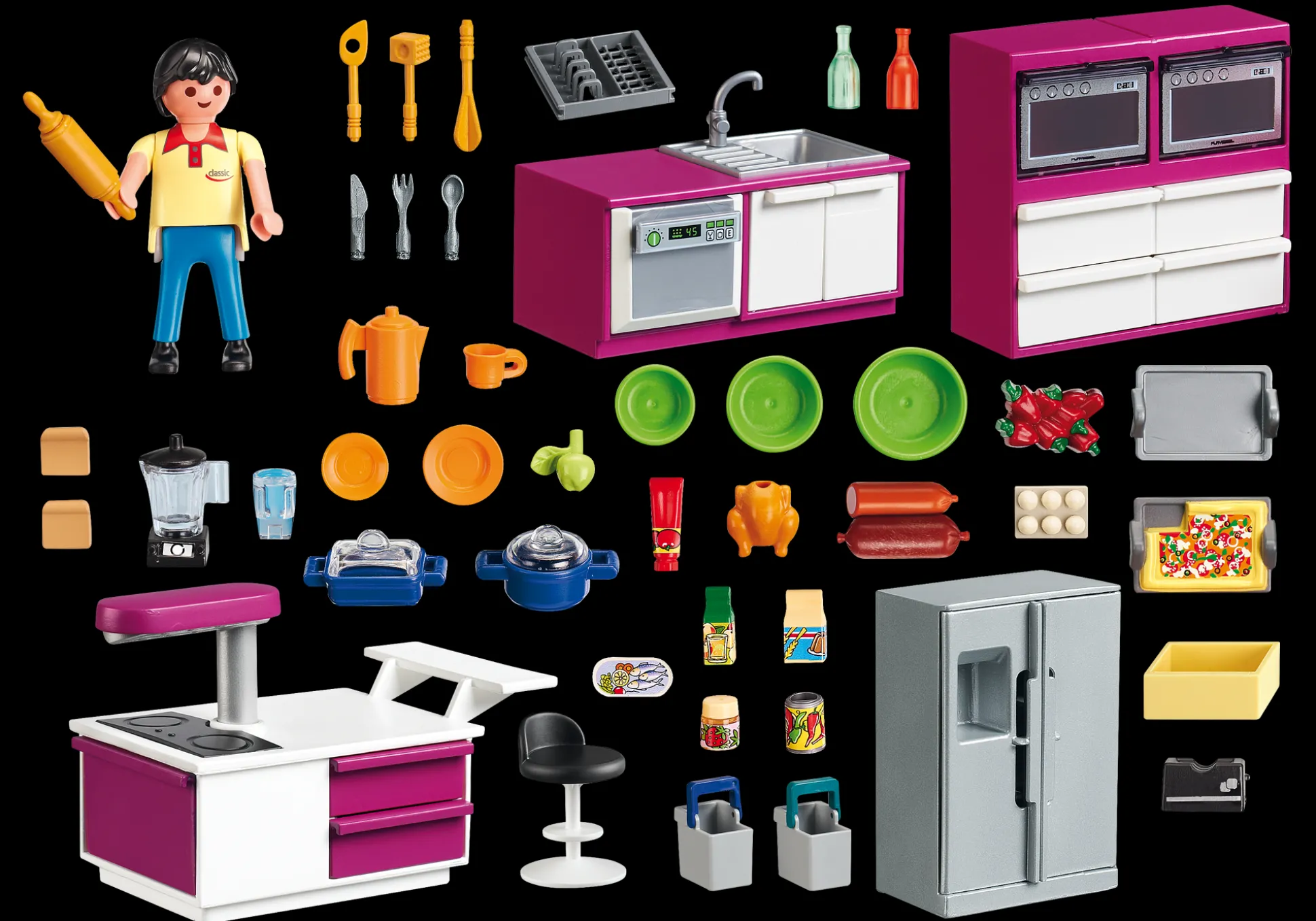 La Vie Quotidienne|My Life|PLAYMOBIL Cuisine avec îlot