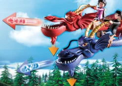 Imaginaire|Dinos & Dragons|PLAYMOBIL Dragons : Les Neuf Royaumes - Wu et Wei & Jun