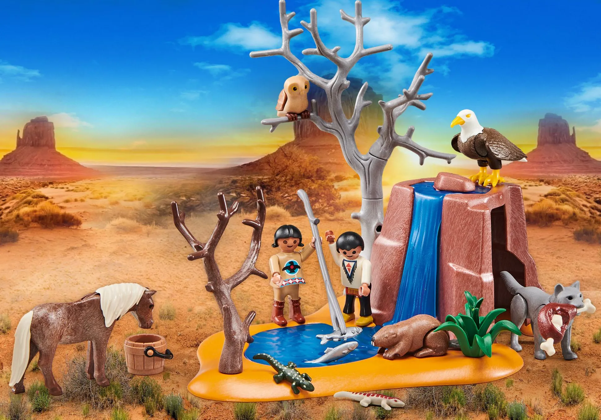 Histoire|Western|PLAYMOBIL Enfants Amérindiens