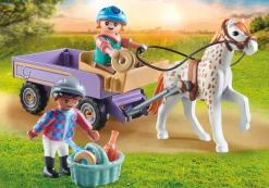Les Animaux|PLAYMOBIL Enfants avec calèche et poney