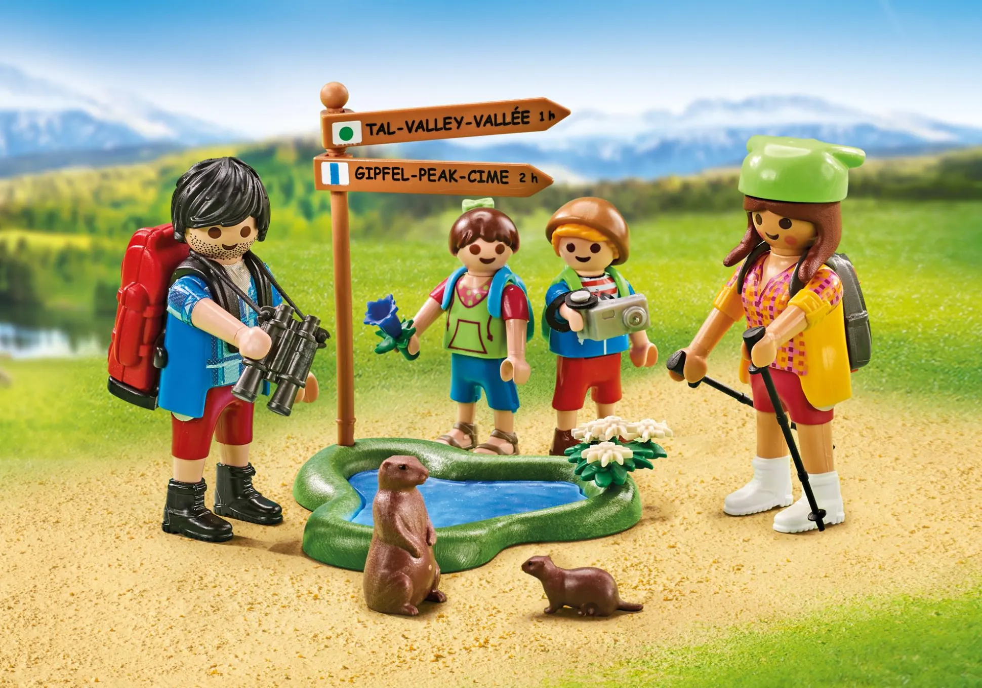 La Vie Quotidienne|Les Animaux|PLAYMOBIL Famille de randonneurs