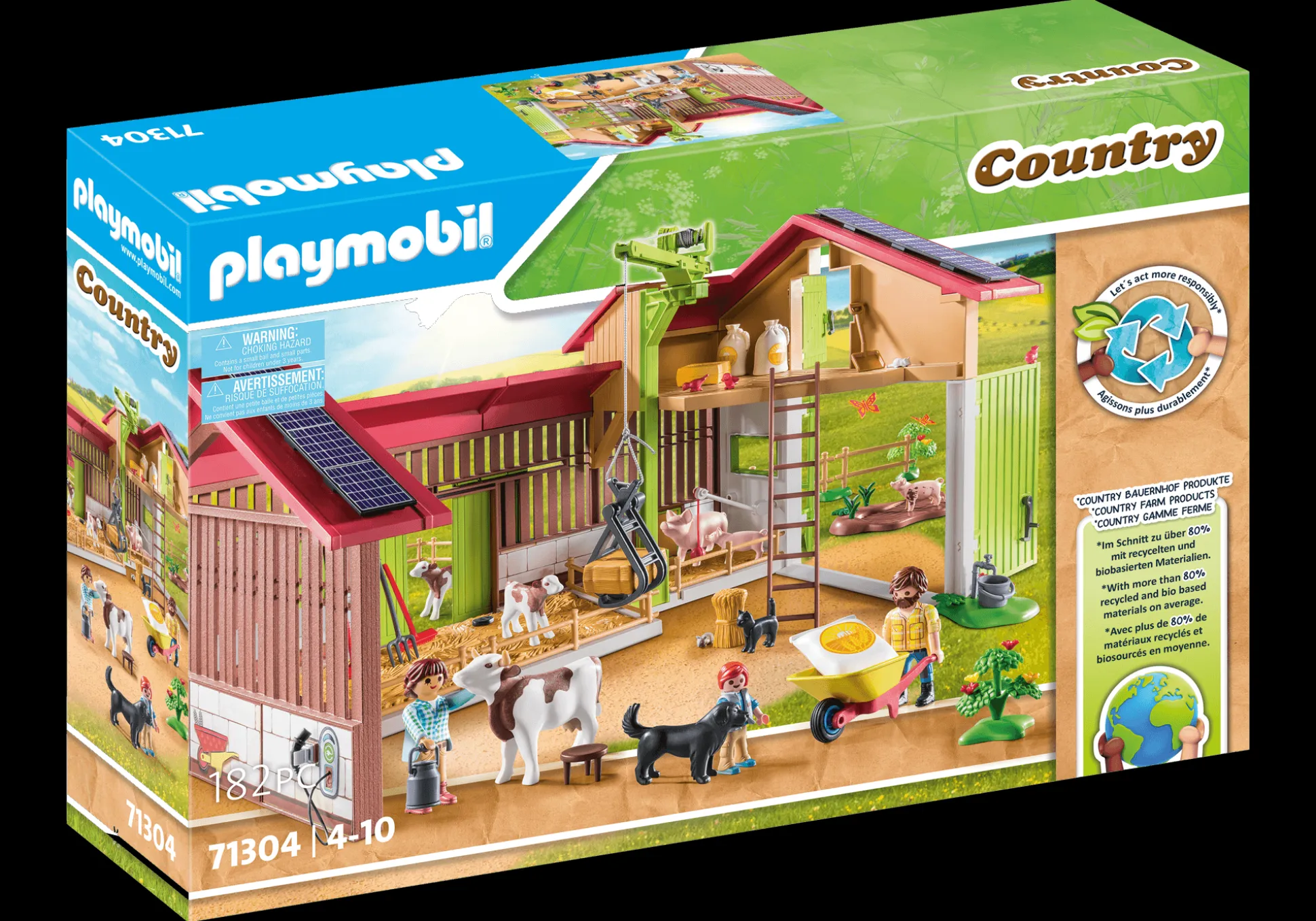 La Vie Quotidienne|Les Animaux|PLAYMOBIL Ferme avec panneaux solaires