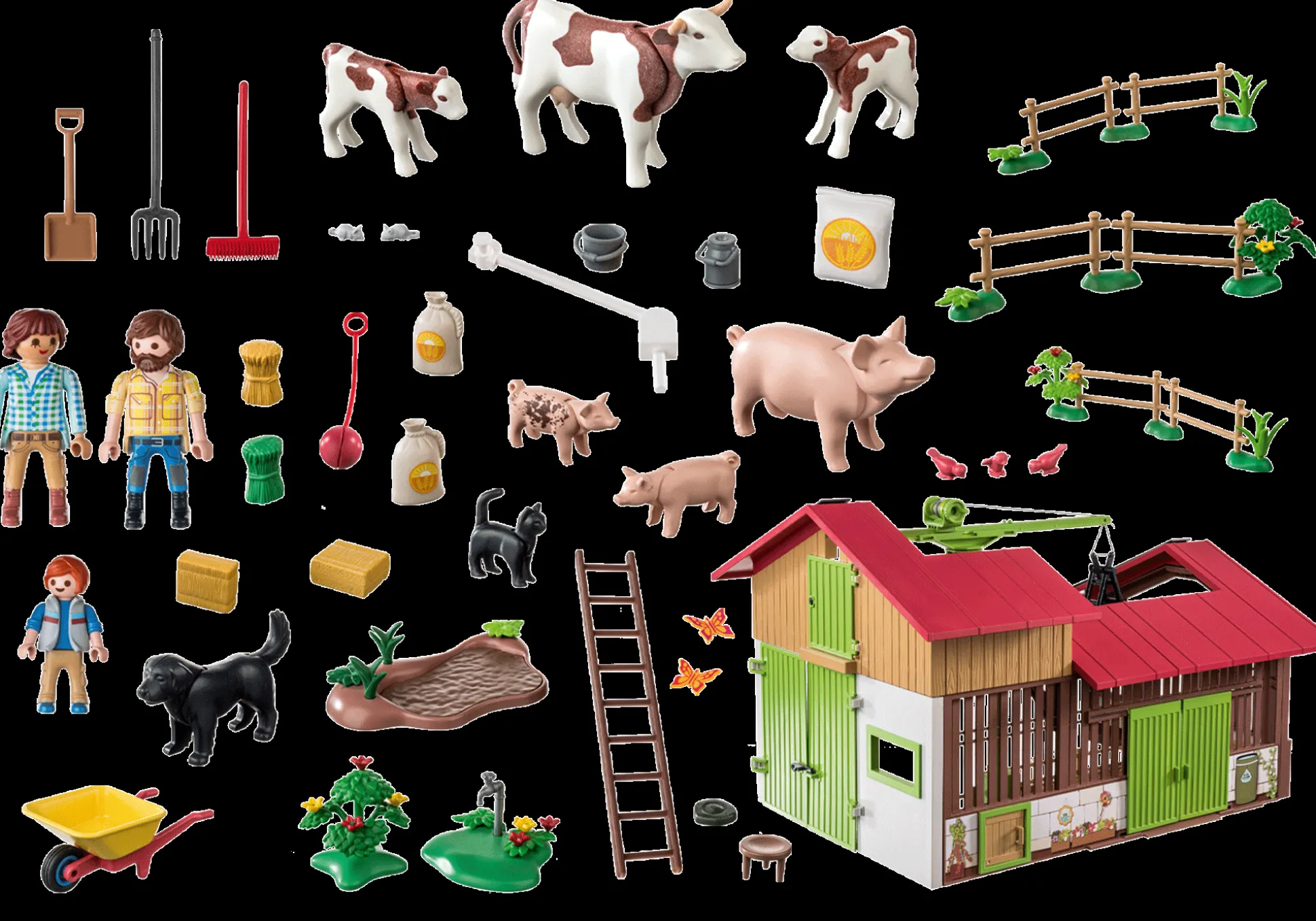 La Vie Quotidienne|Les Animaux|PLAYMOBIL Ferme avec panneaux solaires