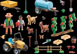 La Vie Quotidienne|Les Animaux|PLAYMOBIL Fermier avec tracteur et citerne