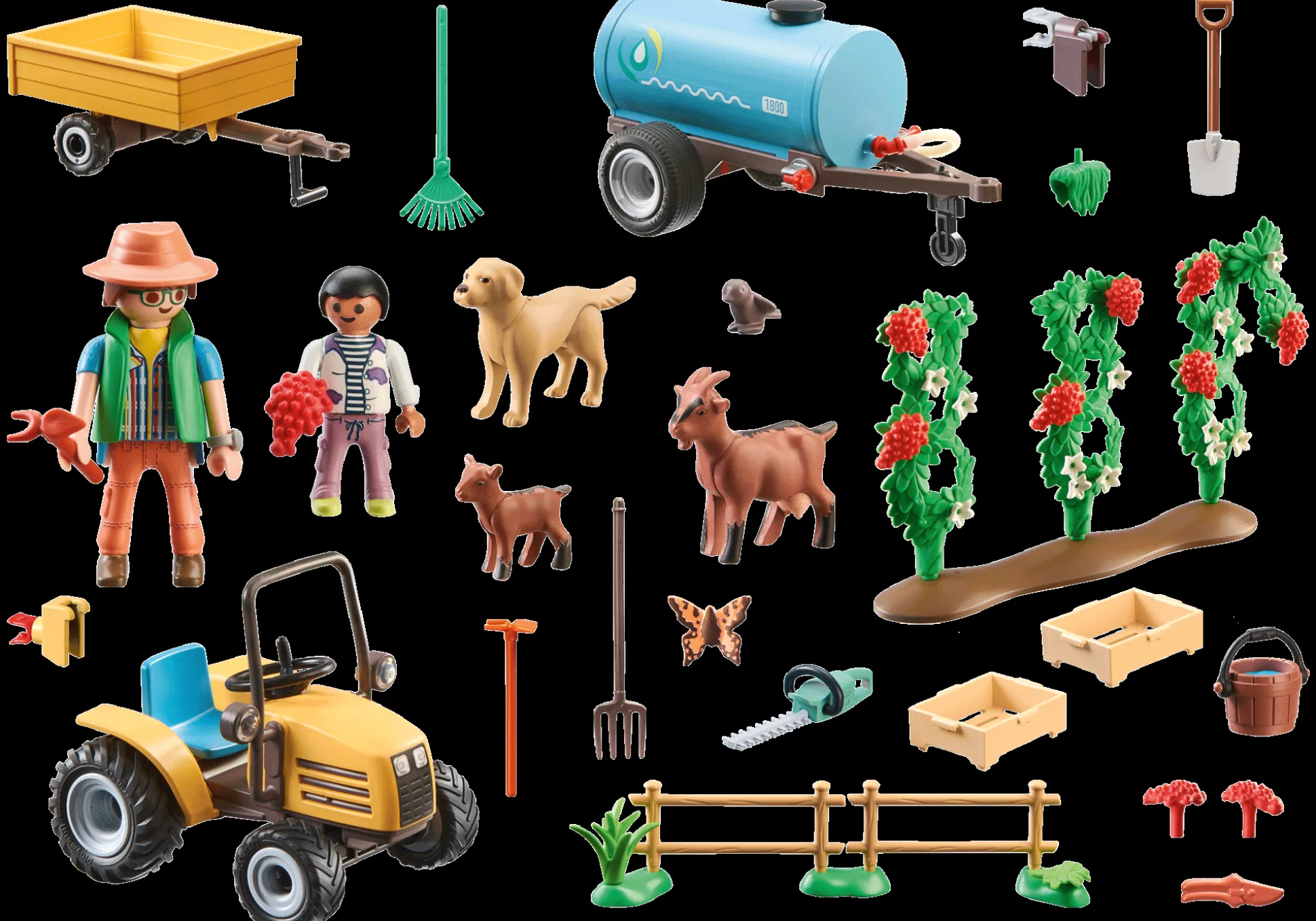 La Vie Quotidienne|Les Animaux|PLAYMOBIL Fermier avec tracteur et citerne