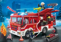 Héros Du Quotidien|Action & Aventure|PLAYMOBIL Fourgon d'intervention des pompiers
