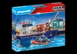 Action & Aventure|Action Heroes|PLAYMOBIL Grand cargo avec bateau de douaniers