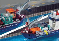 Action & Aventure|Action Heroes|PLAYMOBIL Grand cargo avec bateau de douaniers