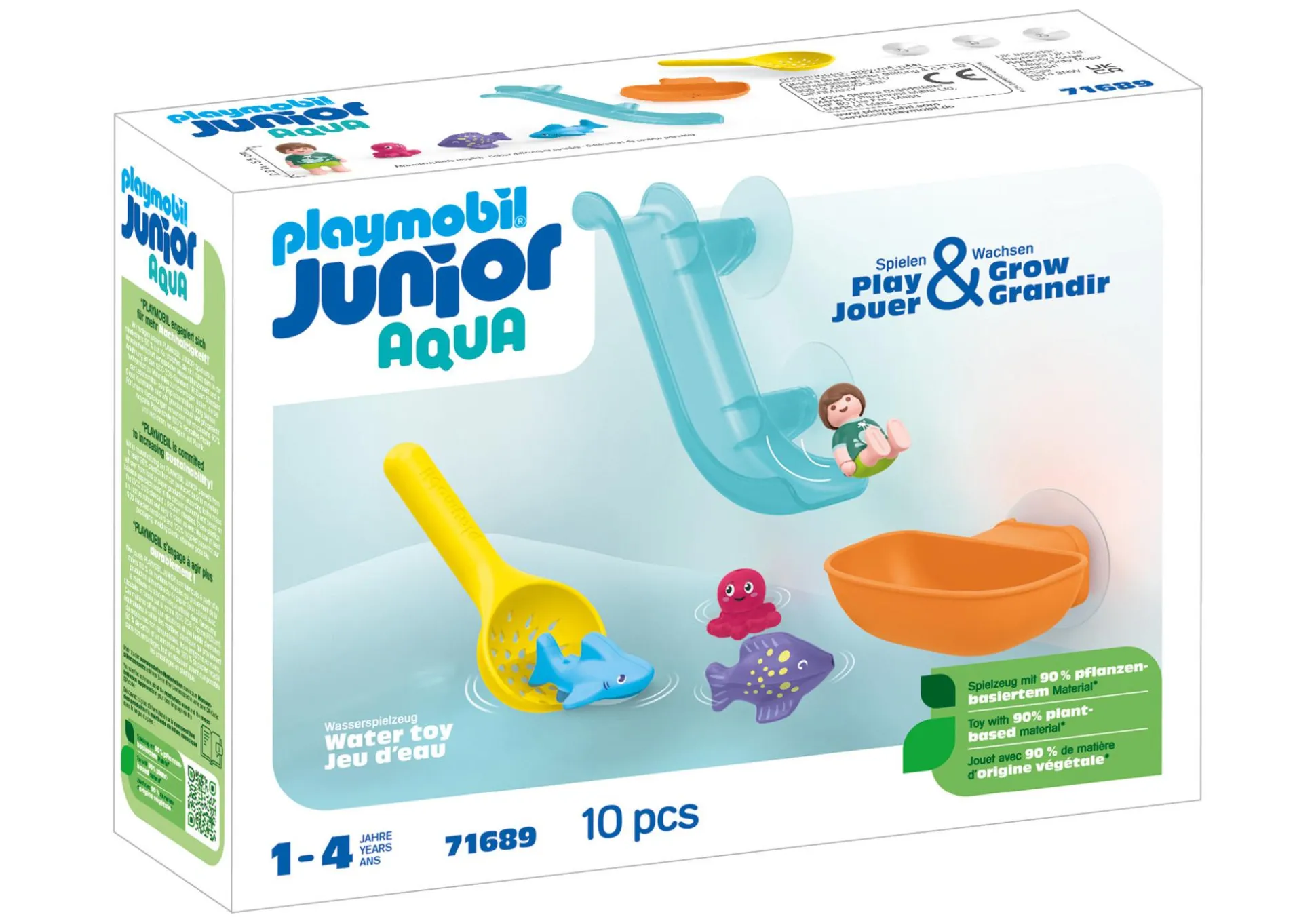 Action & Aventure|PLAYMOBIL Grand toboggan aquatique et animaux marins