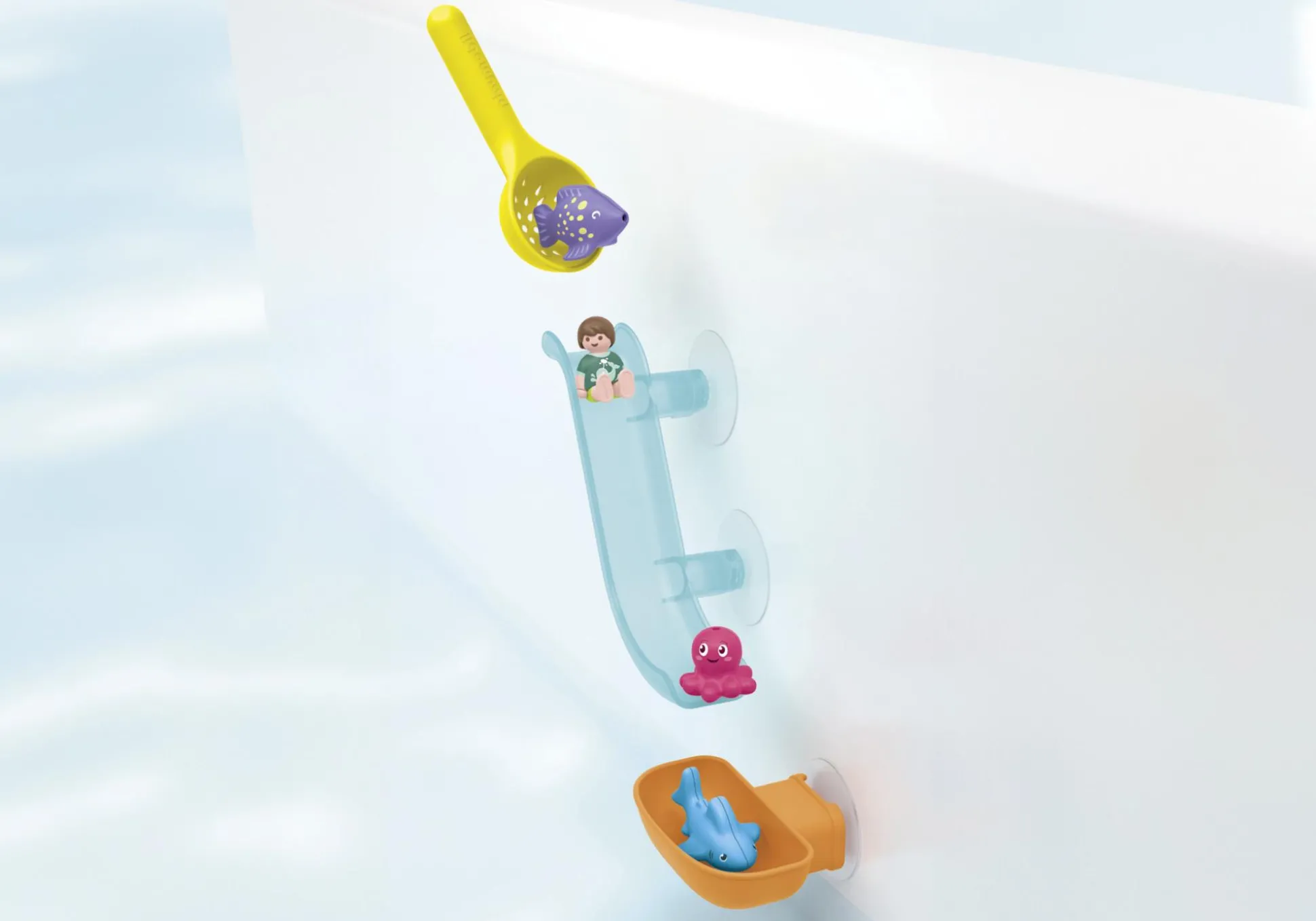 Action & Aventure|PLAYMOBIL Grand toboggan aquatique et animaux marins