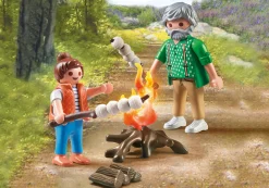 La Vie Quotidienne|My Life|PLAYMOBIL Grand-père avec petite fille et feu de camp