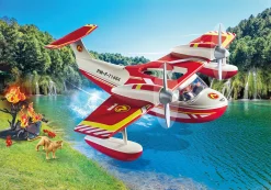 Héros Du Quotidien|Action & Aventure|PLAYMOBIL Hydravion avec pompier