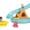 Action & Aventure|PLAYMOBIL Ilôt avec toboggan aquatique