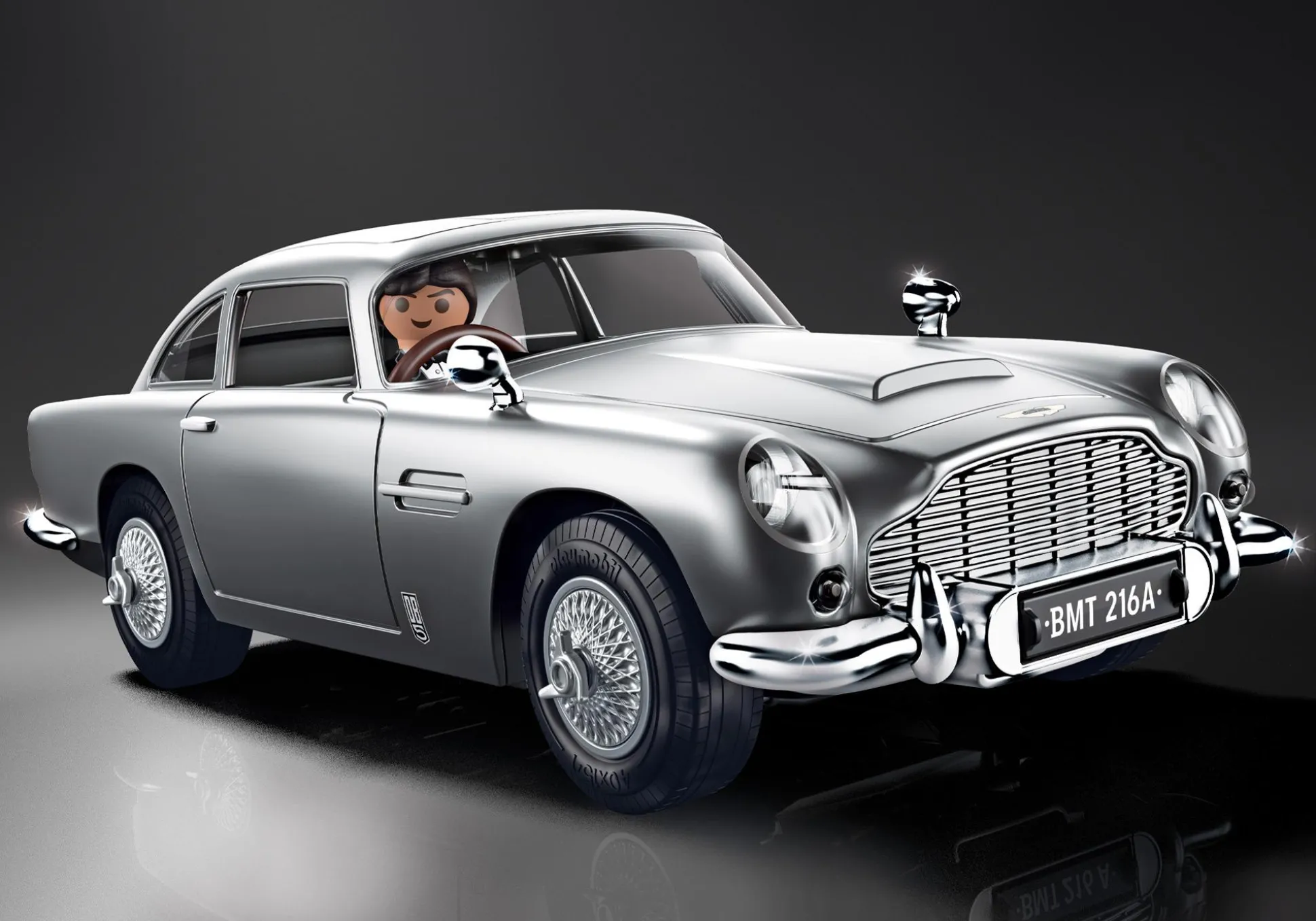 Films Et Séries|Les Voitures|PLAYMOBIL James Bond Aston Martin DB5 – Edition Goldfinger