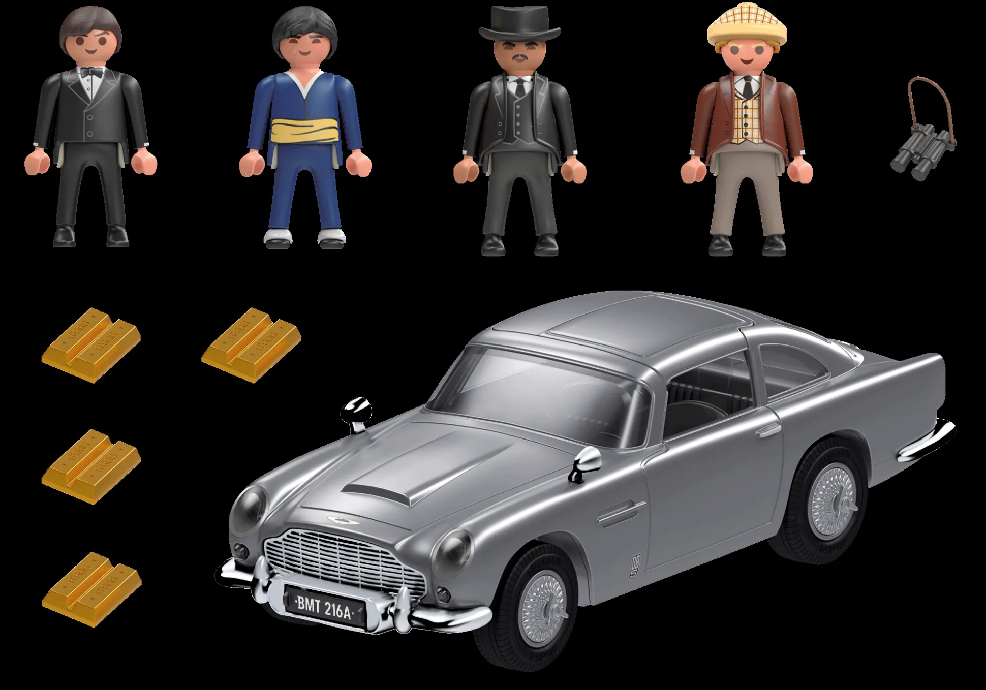 Films Et Séries|Les Voitures|PLAYMOBIL James Bond Aston Martin DB5 – Edition Goldfinger