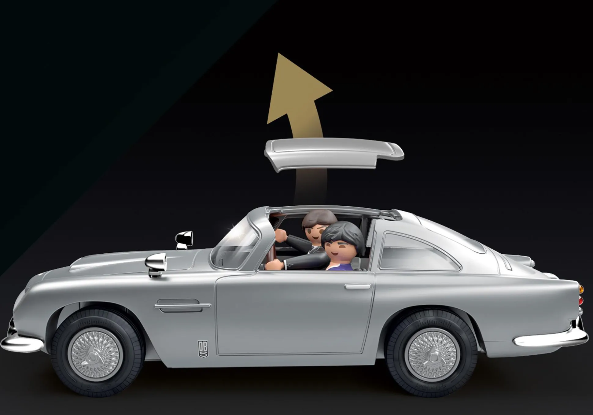 Films Et Séries|Les Voitures|PLAYMOBIL James Bond Aston Martin DB5 – Edition Goldfinger