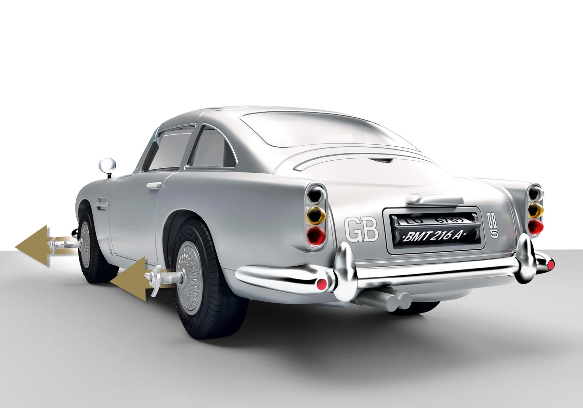 Films Et Séries|Les Voitures|PLAYMOBIL James Bond Aston Martin DB5 – Edition Goldfinger