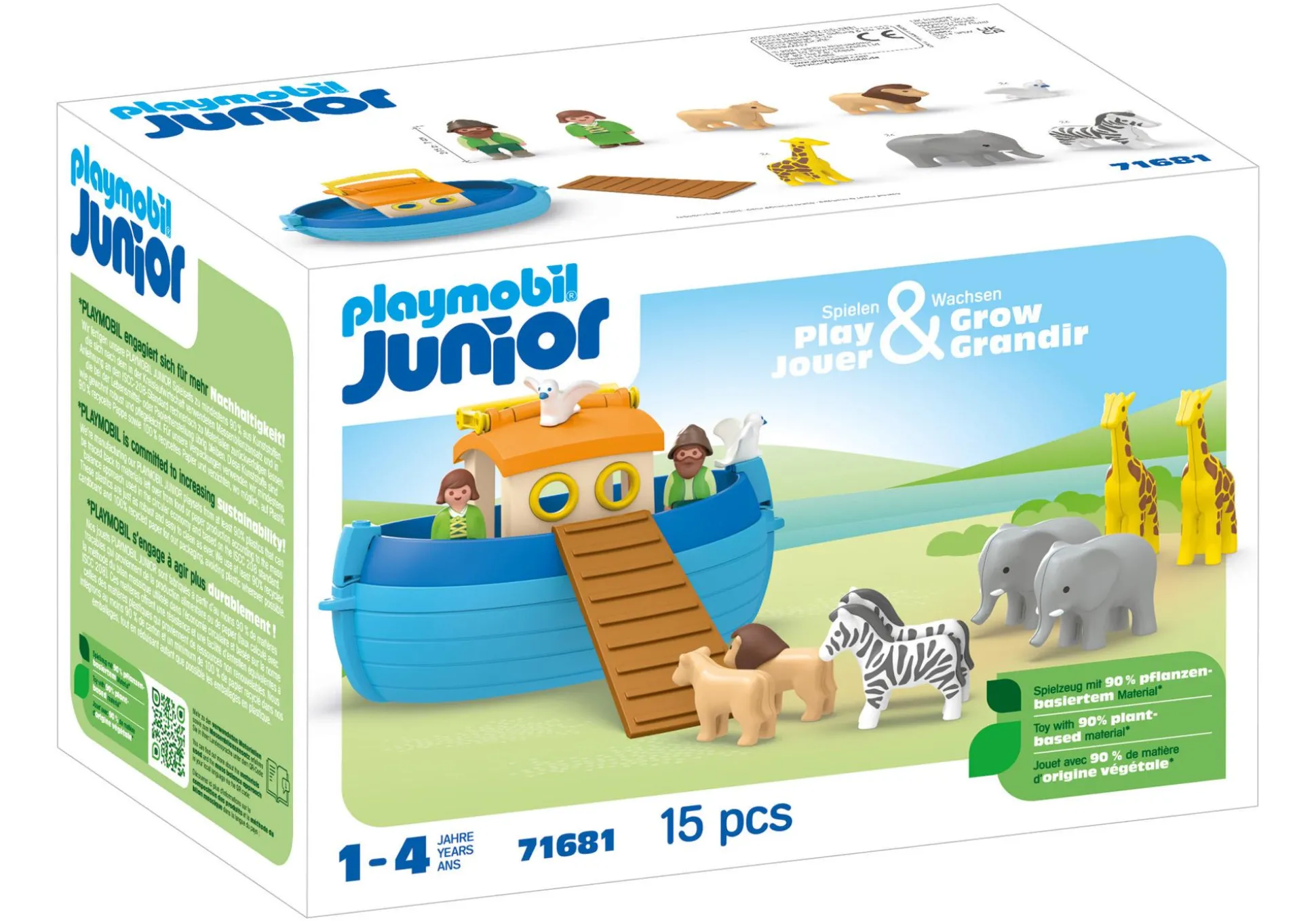 La Vie Quotidienne|PLAYMOBIL Junior : Arche de Noé transportable